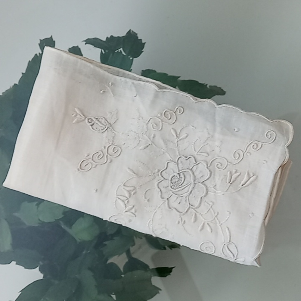 Vintage Gerbrend Creations Linen Handkerchief